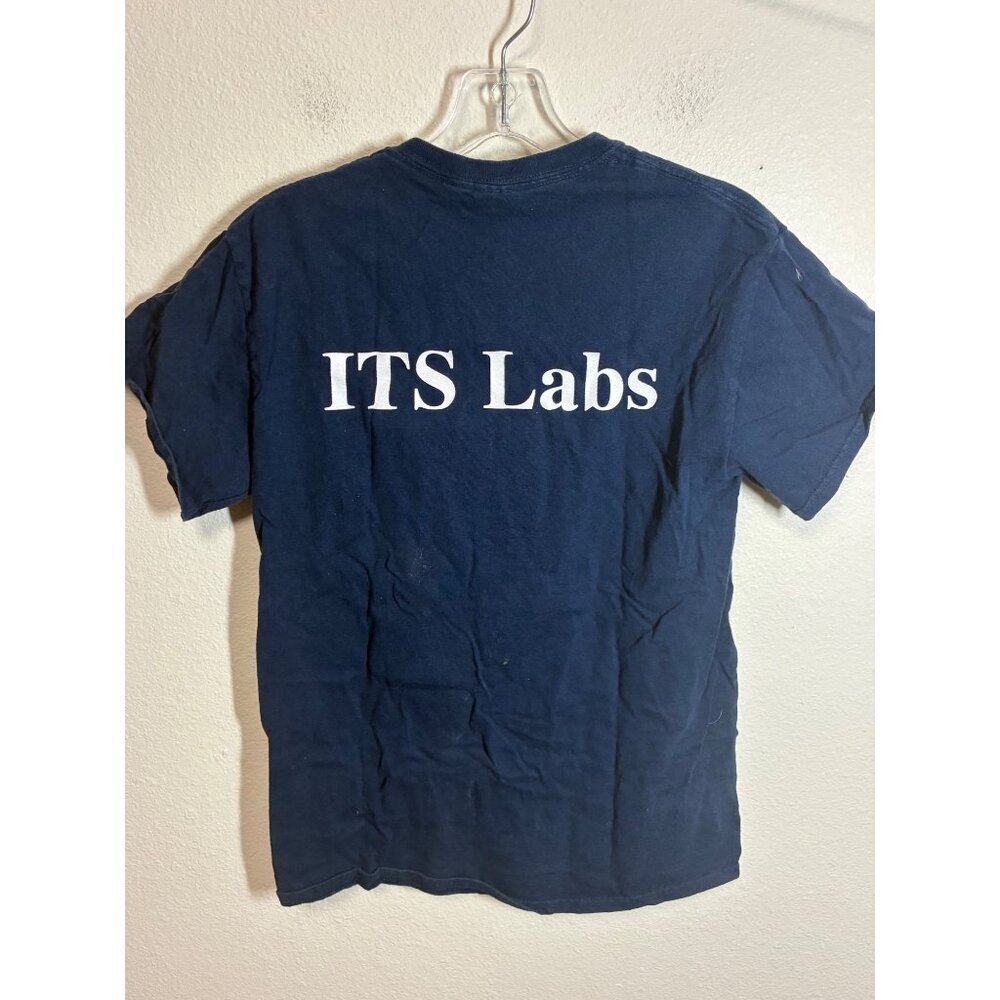 VTG Texas State San Marcus T-Shirt Lab Assistant ITS Cotton Blue Size Small - Picture 2 of 4